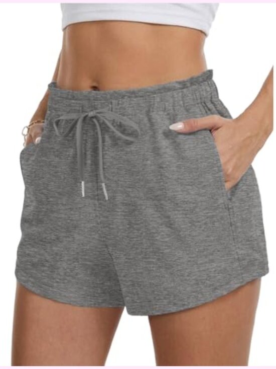 Other - Women's Lounge Shorts with Pockets Soft Drawstring Athletic Casual Sweat Shorts